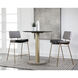 Brinley 36.75 inch Gold / Nightfall Black / Chacha Grey Counter Stool